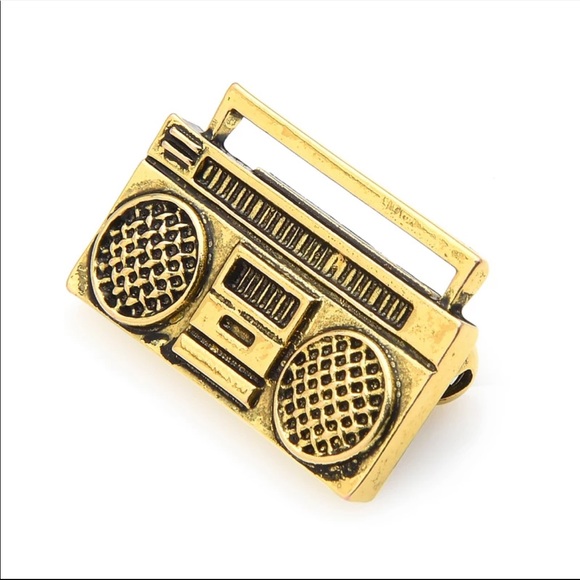Boombox / Beatbox Brooch - Picture 3 of 7